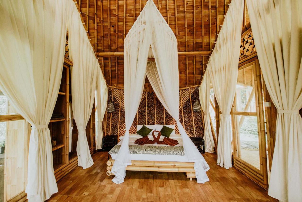 Villa Bird Hills Bamboo House Karangasem Exterior foto