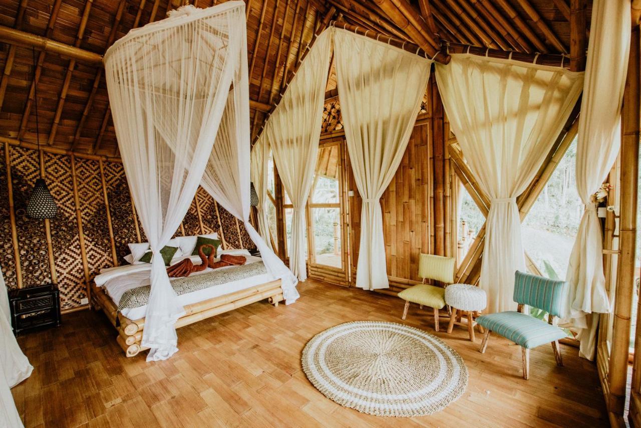 Villa Bird Hills Bamboo House Karangasem Exterior foto