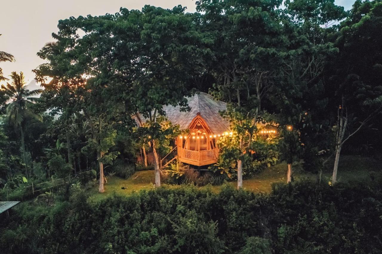 Villa Bird Hills Bamboo House Karangasem Exterior foto