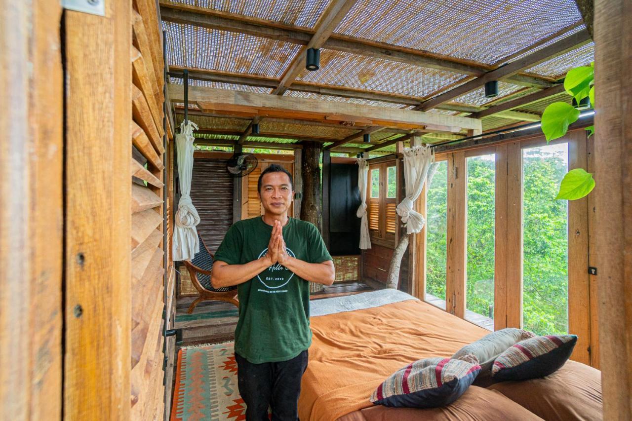 Villa Bird Hills Bamboo House Karangasem Exterior foto