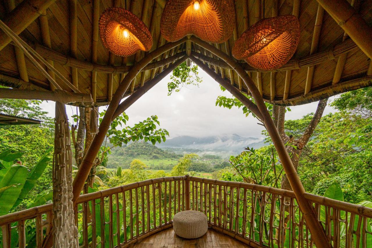 Villa Bird Hills Bamboo House Karangasem Exterior foto