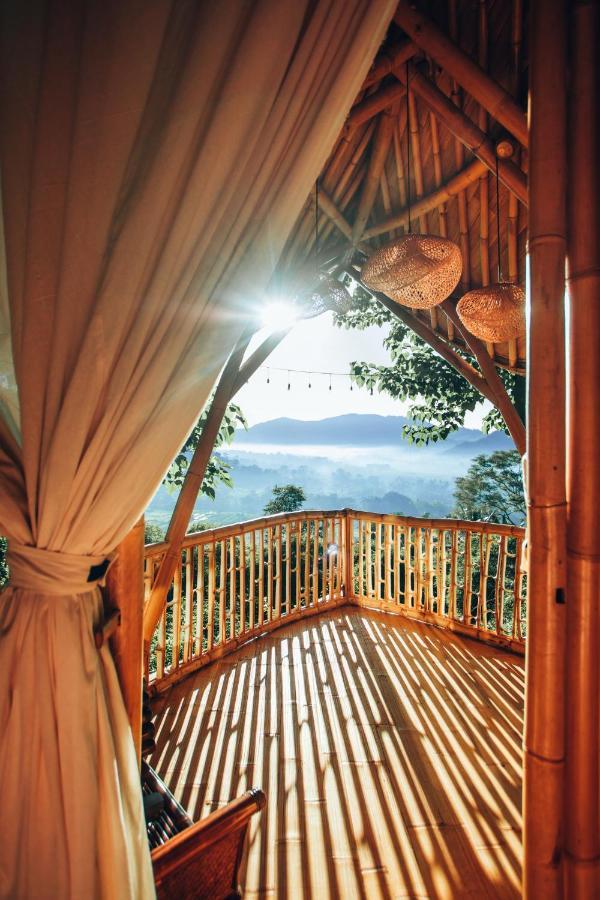 Villa Bird Hills Bamboo House Karangasem Exterior foto