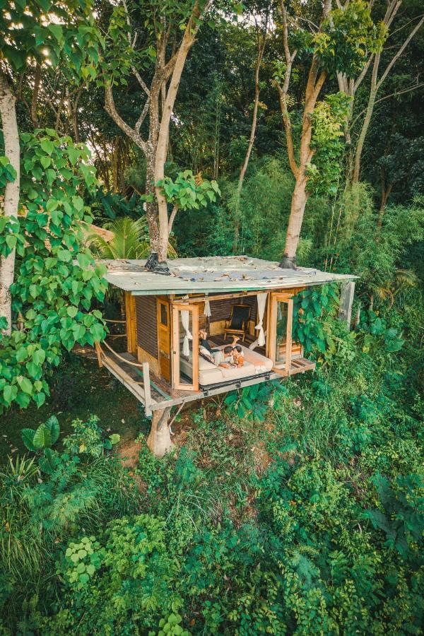 Villa Bird Hills Bamboo House Karangasem Exterior foto